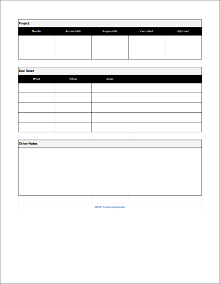 DARCI Accountability Grid